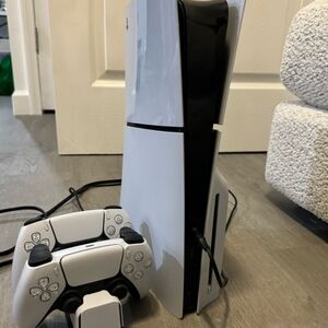 Sony PlayStation 5 with DualSense Controllers - Black and White
